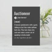 Veilingmeester Waardering Onroerend Goed Feestdagenkaart (Staand voorkant)