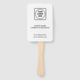 Veilingpaddle voor liefdadigheid | Evenementontwer Handwaaier