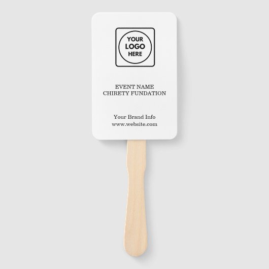 Veilingpaddle voor liefdadigheid | Evenementontwer Handwaaier (Voorkant)