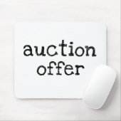 Veilingsvoorstel Muismat (Met muis)