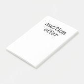 Veilingsvoorstel Post-it® Notes (Schuin)
