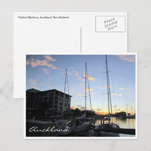 veilkland-havenmasten briefkaart (Voorkant / Achterkant)