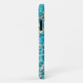 Veined Turquoise Design Case-Mate iPhone Case (Achterkant/rechts)