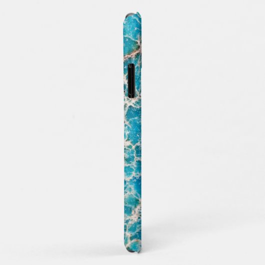  Veined Turquoise Design Case-Mate iPhone Case (Achterkant/rechts)
