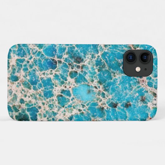 Veined Turquoise Design Case-Mate iPhone Case (Achterkant (horizontaal))