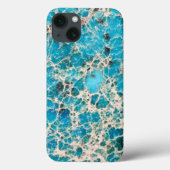  Veined Turquoise Design Case-Mate iPhone Case (Achterkant)