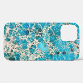 Veined Turquoise Design Hoesje-Mate iPhone C Case-Mate iPhone Case (Achterkant (horizontaal))