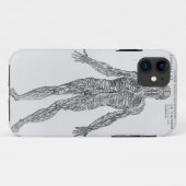 Veinen- en arteriestelsel (b/w-druk) Case-Mate iPhone case (Achterkant (horizontaal))