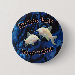 Veinen Ronde Button 5,7 Cm