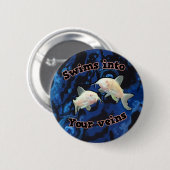 Veinen Ronde Button 5,7 Cm (Voorkant /achterkant)