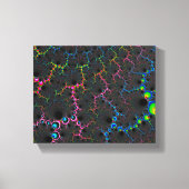 Veins - Fractal Art Canvas Afdruk (Voorkant)