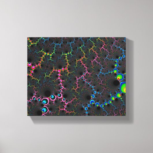 Veins - Fractal Art Canvas Afdruk (Voorkant)