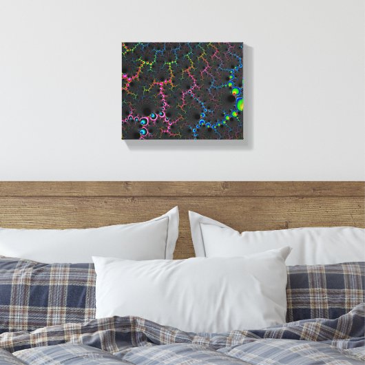 Veins - Fractal Art Canvas Afdruk (Insitu (Slaapkamer))