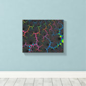 Veins - Fractal Art Canvas Afdruk (Insitu (Houten vloer))