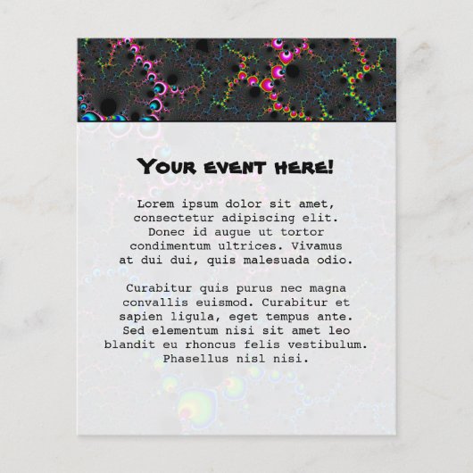 Veins - Fractal Art Flyer (Voorkant)