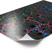 Veins - Fractal Art Foto Afdruk (Hoek)