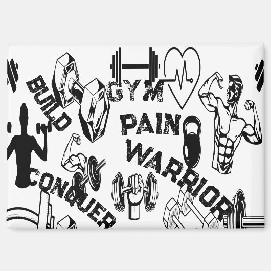 Veiny Hand Spier Magneet Workout Inspiratie (Voorkant)