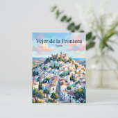 Vejer de la Frontera Spanje Briefkaart (Staand voorkant)