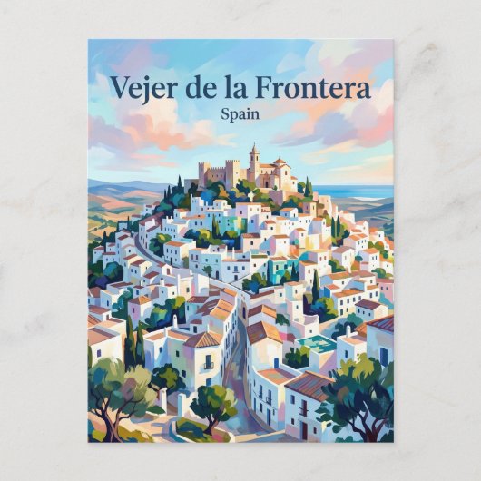 Vejer de la Frontera Spanje Briefkaart (Voorkant)