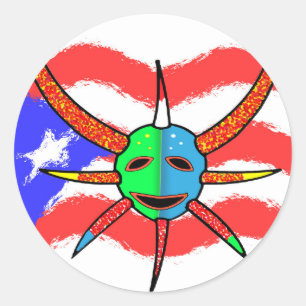 Vejigante masker Sticker