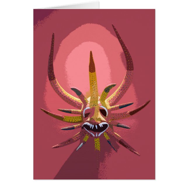 Vejigante-masker uit Puerto Rico (Voorkant)