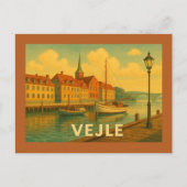 Vejle Denmark Bridge Briefkaart (Voorkant)