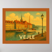 Vejle Denmark Bridge Poster (Voorkant)