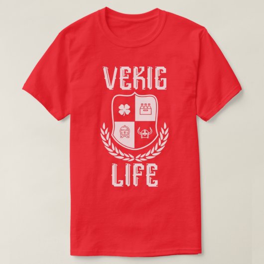 Vekig Life T-shirt (Design voorkant)