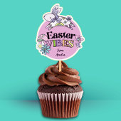 Vel met 14 Pasen Stickers Cupcake Toppers