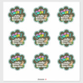 Vel met stickers Pasen Thema (Vel)