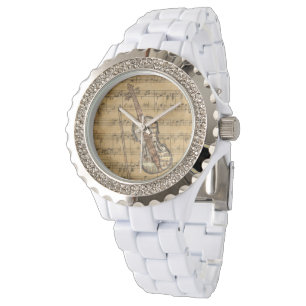 vel Music Violin Horloge