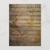  vel muziek briefkaart (Voorkant)