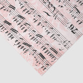  vel Muziek Collage Tissuepapier (Detail)