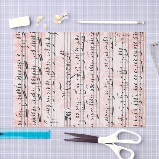 vel Muziek Collage Tissuepapier (Craft)