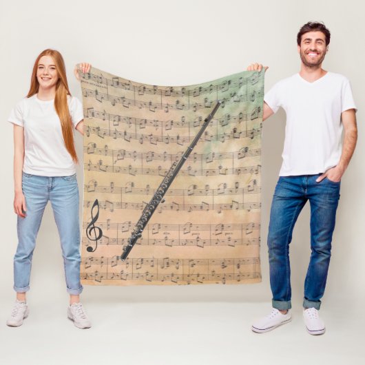  vel muziek met een vlote fleece deken (In situ)