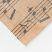  vel muziek met een vlote fleece deken (Hoek)