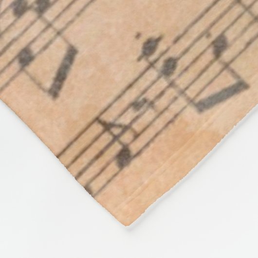  vel muziek met een vlote fleece deken (Hoek)