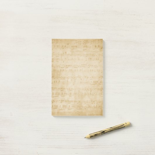  vel muziek post-it® notes (Op bureau)