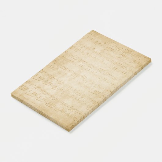  vel muziek post-it® notes (Schuin)