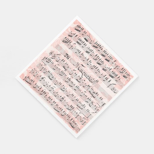  vel muziek servet (Hoek)