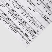 vel muziek tissuepapier (Detail)