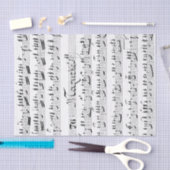 vel muziek tissuepapier (Craft)