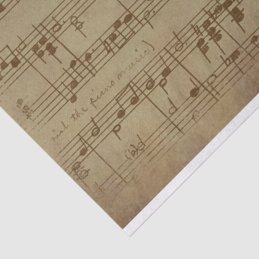 vel muziek tissuepapier (Detail)