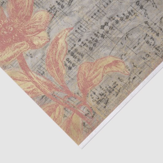 vel muziek tissuepapier (Detail)