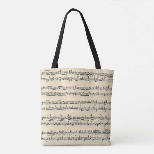  vel muziek tote bag (Achterkant)