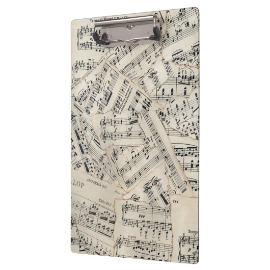  vel muziekpapier Collage Klembord (Links)