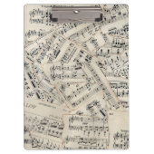  vel muziekpapier Collage Klembord (Voorkant)