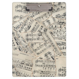  vel muziekpapier Collage Klembord