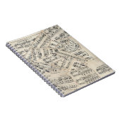  vel muziekpapier Collage Notitieboek (Rechterzijde)