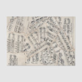 vel muziekpapier Collage Tissuepapier (Voorkant)